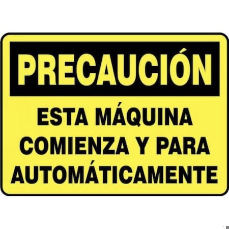 Accuform OSHA CAUTION SAFETY SIGN  THIS SHMEQM721VS SHMEQM721VS